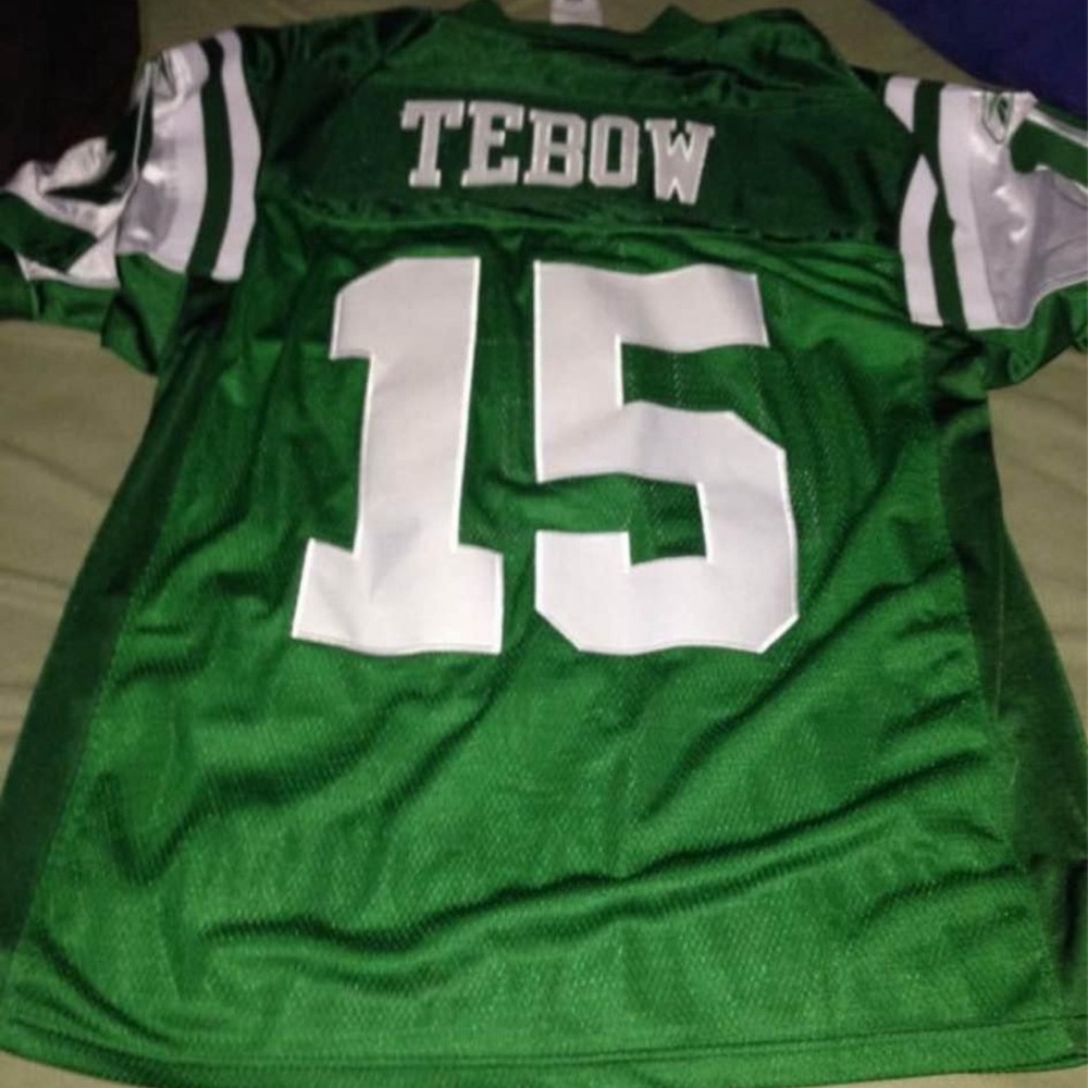 Size L authentic NWT jets Tebow jersey